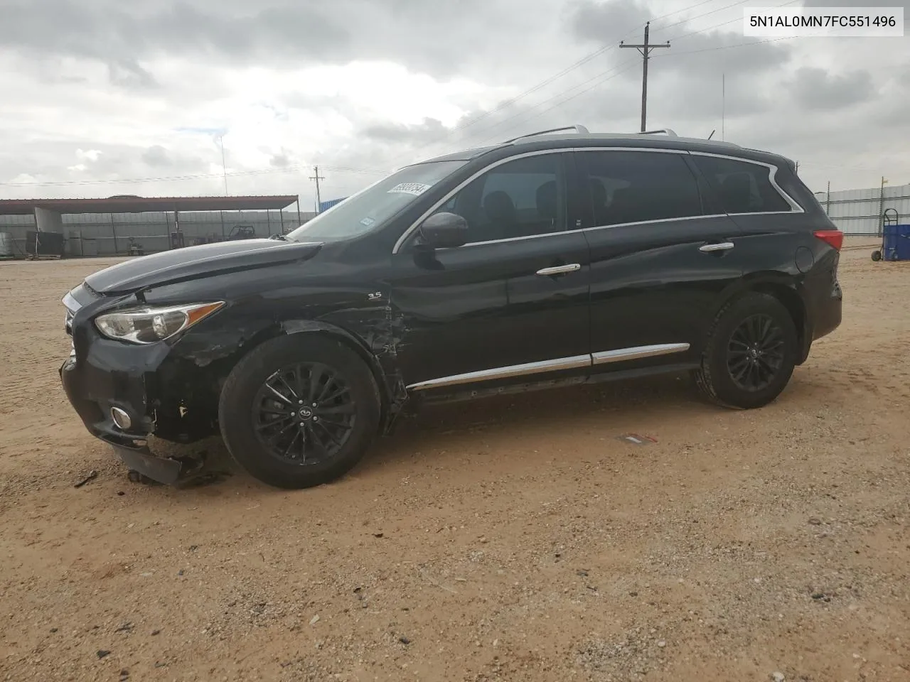 2015 Infiniti Qx60 VIN: 5N1AL0MN7FC551496 Lot: 69939754