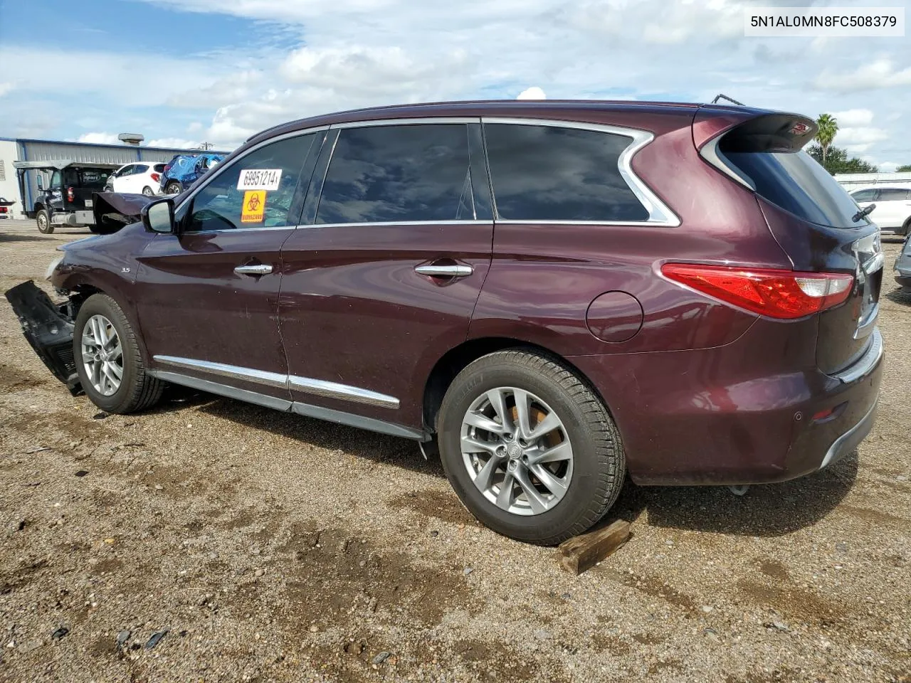 2015 Infiniti Qx60 VIN: 5N1AL0MN8FC508379 Lot: 69951214