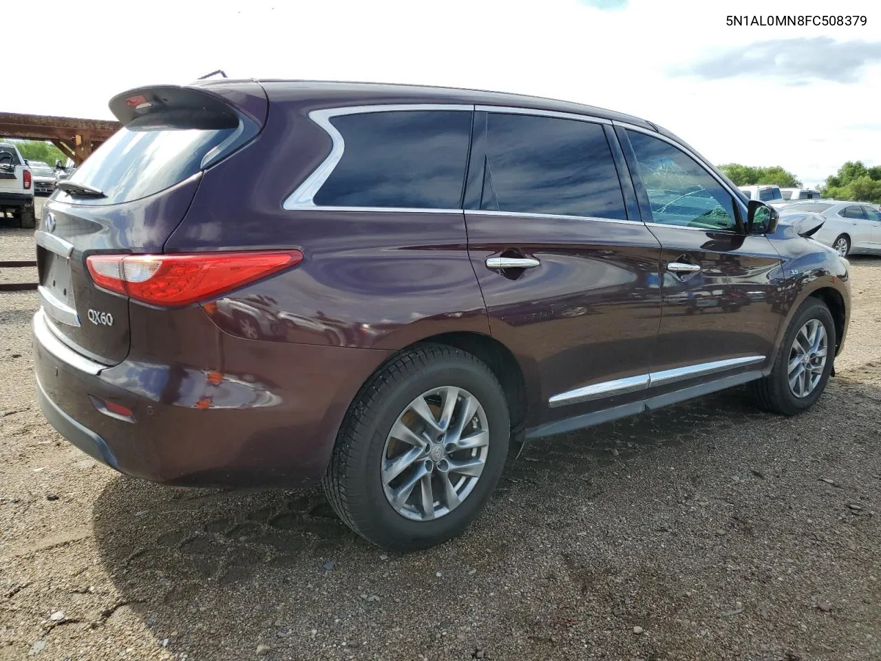 2015 Infiniti Qx60 VIN: 5N1AL0MN8FC508379 Lot: 69951214