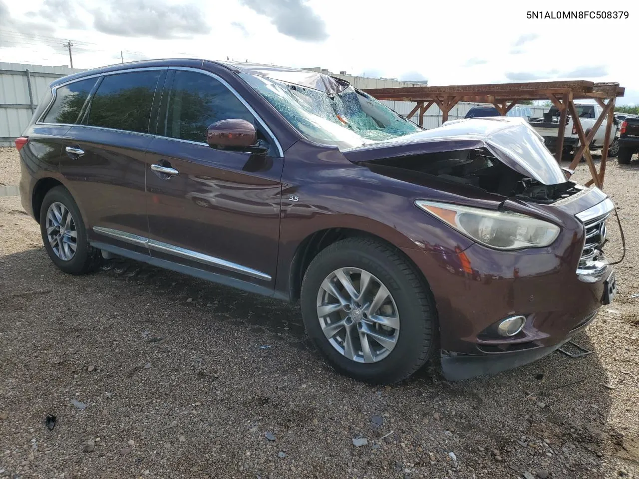 2015 Infiniti Qx60 VIN: 5N1AL0MN8FC508379 Lot: 69951214