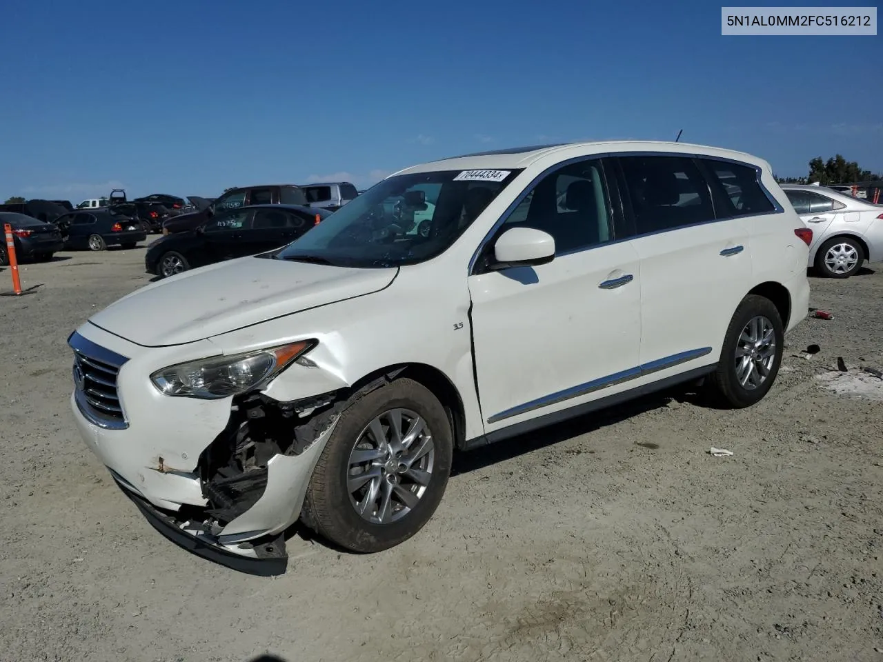 2015 Infiniti Qx60 VIN: 5N1AL0MM2FC516212 Lot: 70444334