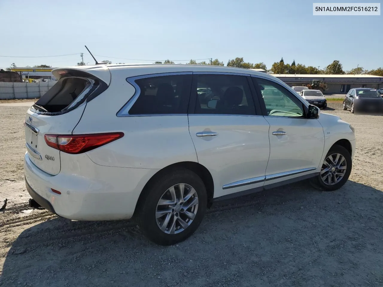 2015 Infiniti Qx60 VIN: 5N1AL0MM2FC516212 Lot: 70444334