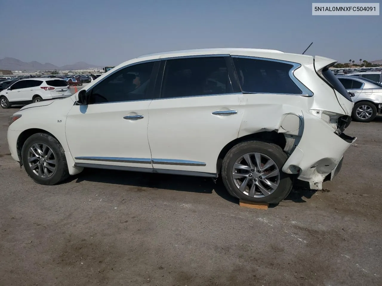 2015 Infiniti Qx60 VIN: 5N1AL0MNXFC504091 Lot: 70655504