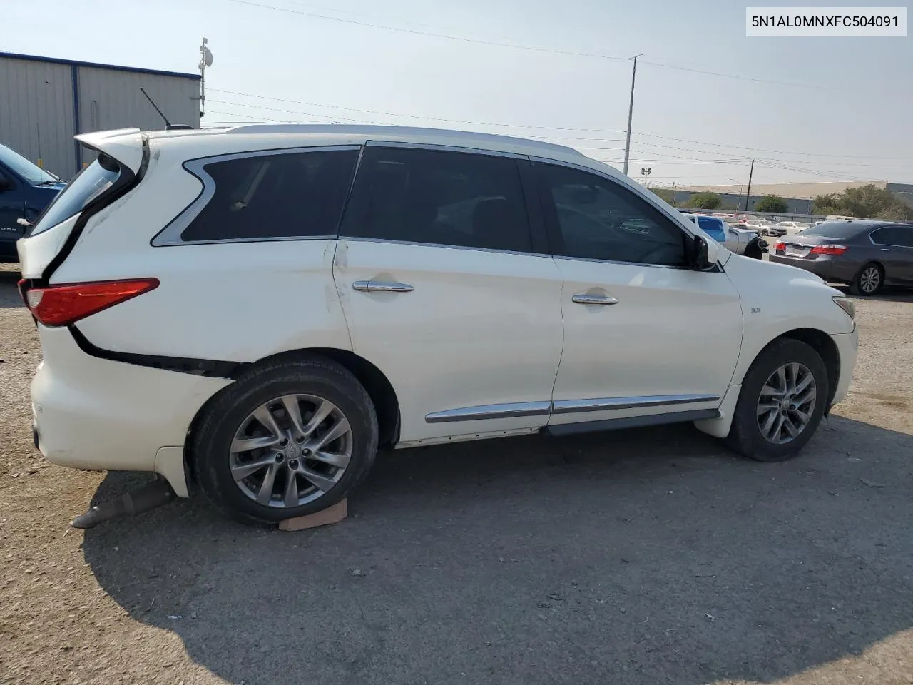 2015 Infiniti Qx60 VIN: 5N1AL0MNXFC504091 Lot: 70655504