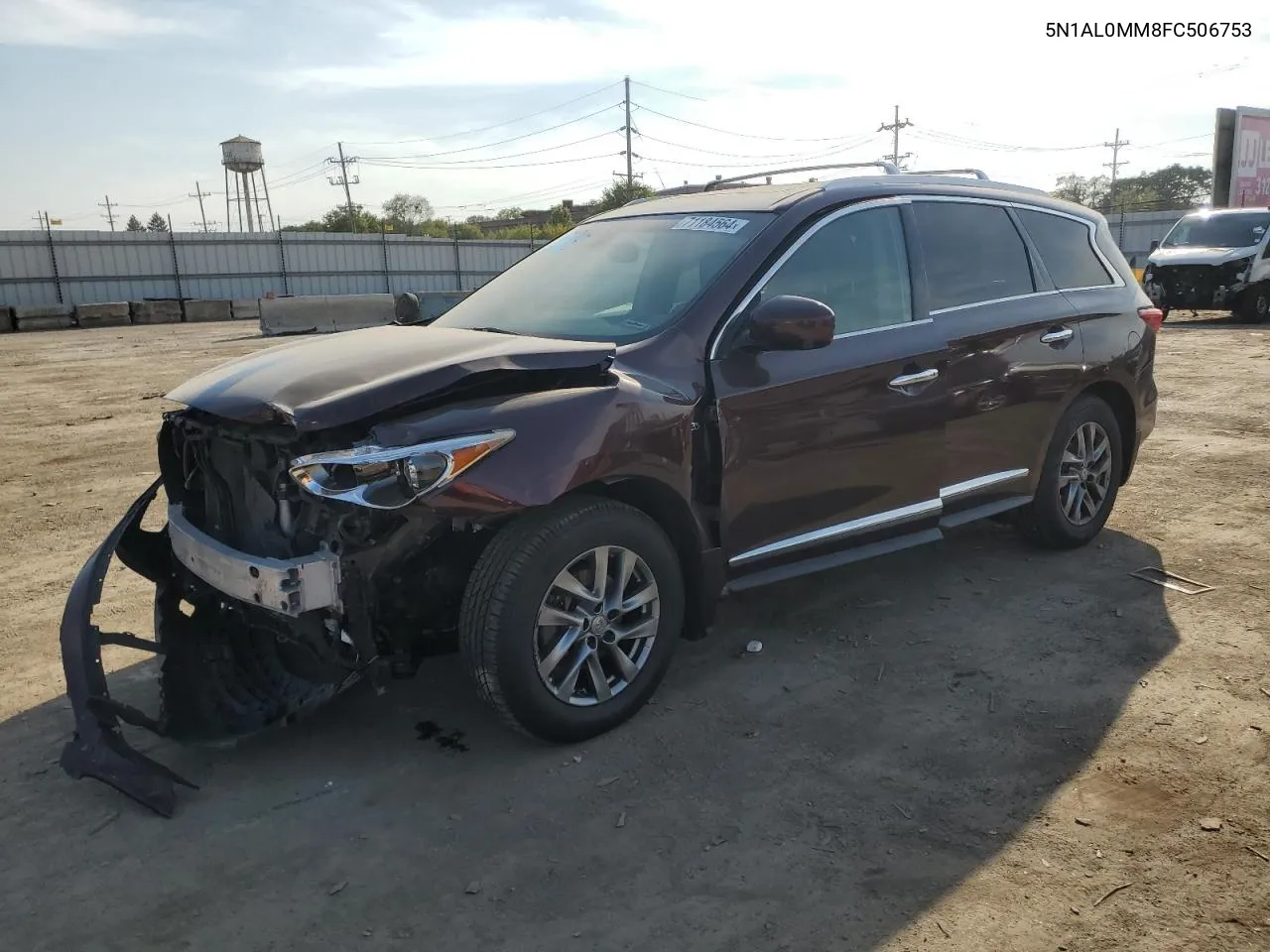 2015 Infiniti Qx60 VIN: 5N1AL0MM8FC506753 Lot: 71184564