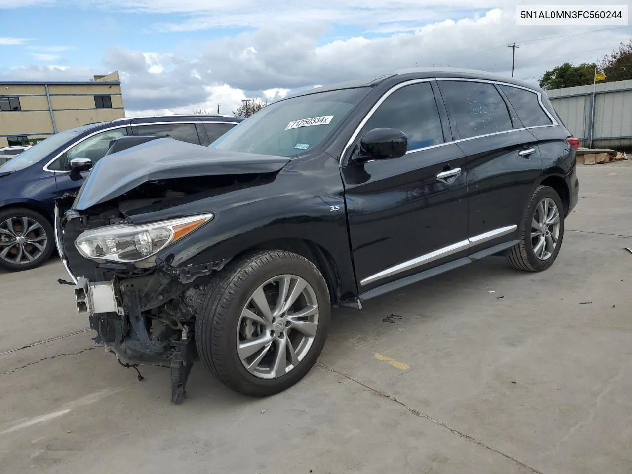 2015 Infiniti Qx60 VIN: 5N1AL0MN3FC560244 Lot: 71250334