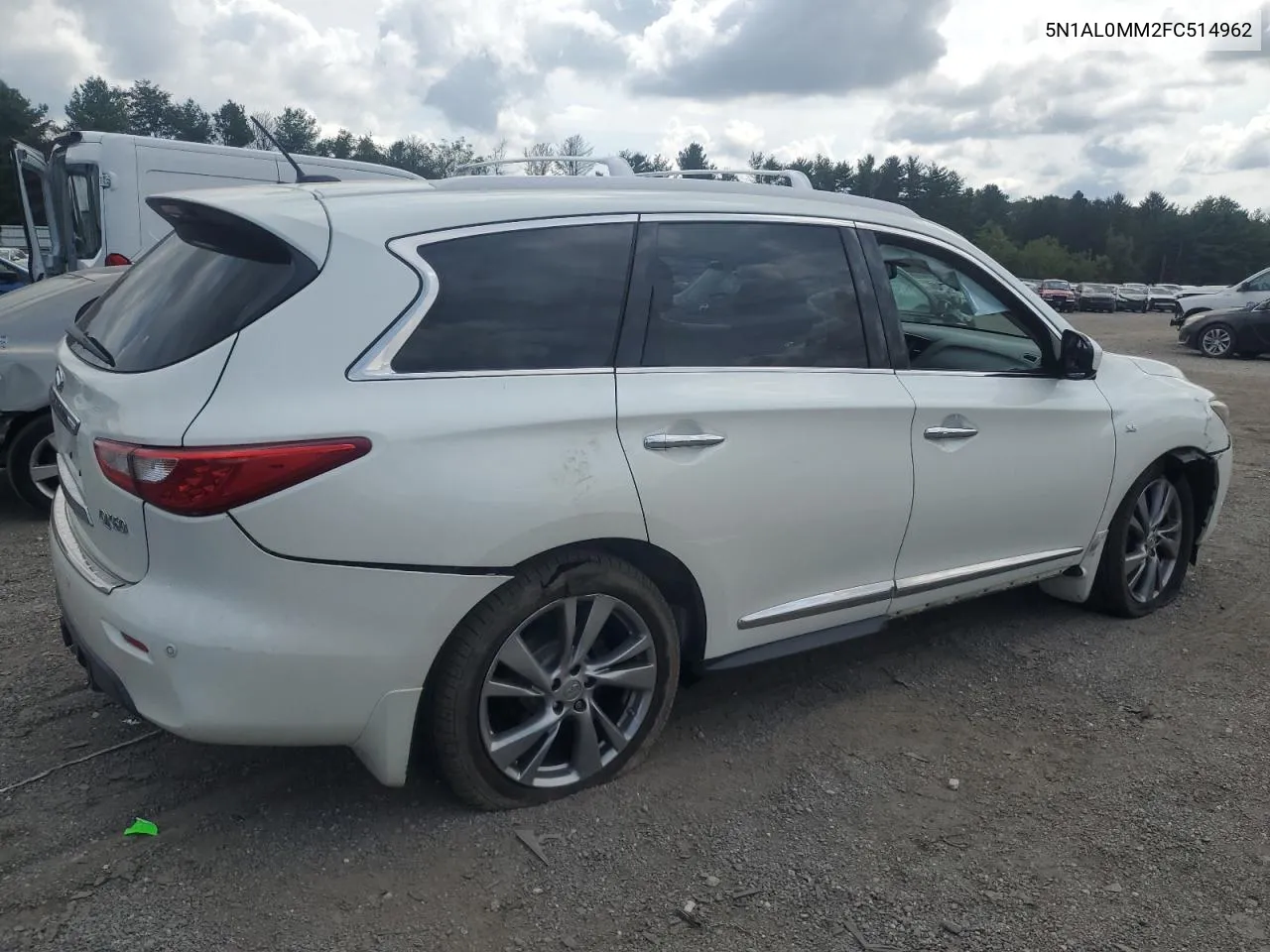 2015 Infiniti Qx60 VIN: 5N1AL0MM2FC514962 Lot: 71365124