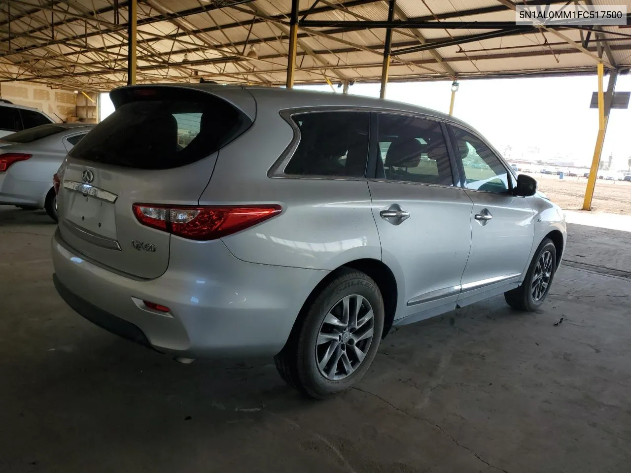 2015 Infiniti Qx60 VIN: 5N1AL0MM1FC517500 Lot: 71457784