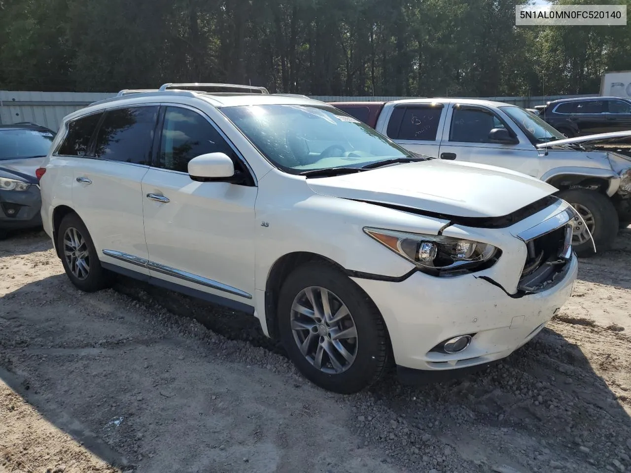 2015 Infiniti Qx60 VIN: 5N1AL0MN0FC520140 Lot: 72055684