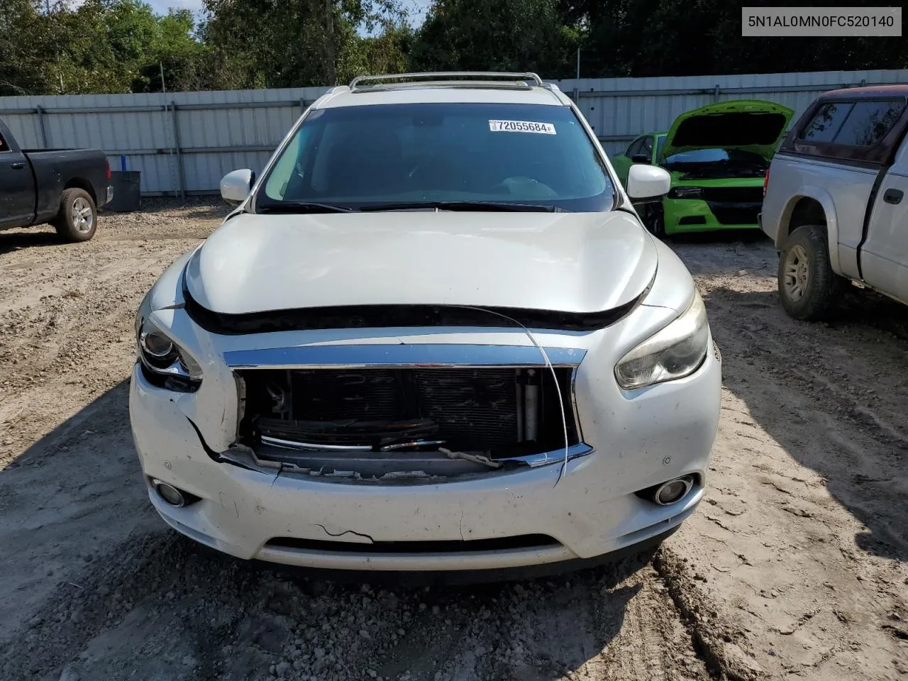 2015 Infiniti Qx60 VIN: 5N1AL0MN0FC520140 Lot: 72055684