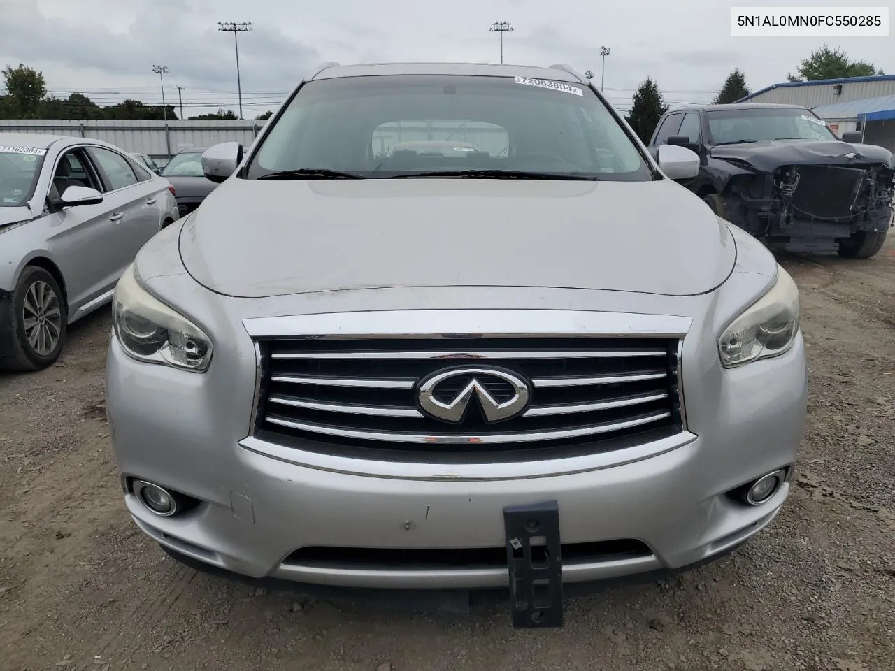 2015 Infiniti Qx60 VIN: 5N1AL0MN0FC550285 Lot: 72063804