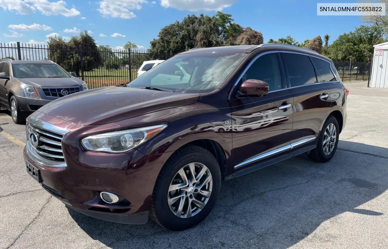 2015 Infiniti Qx60 VIN: 5N1AL0MN4FC553822 Lot: 72064554