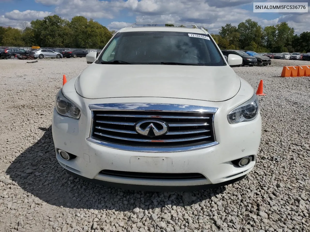 2015 Infiniti Qx60 VIN: 5N1AL0MM5FC536776 Lot: 72182484