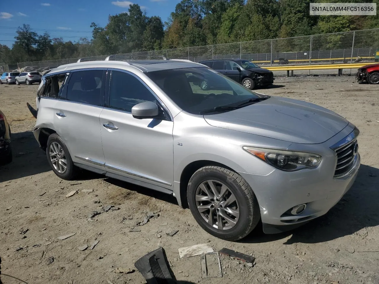 2015 Infiniti Qx60 VIN: 5N1AL0MM4FC516356 Lot: 72223154