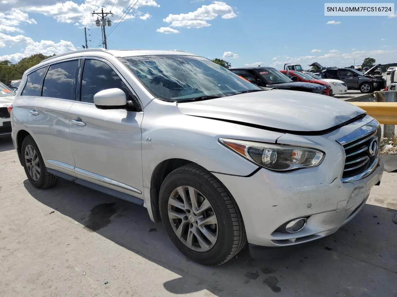 2015 Infiniti Qx60 VIN: 5N1AL0MM7FC516724 Lot: 72560064