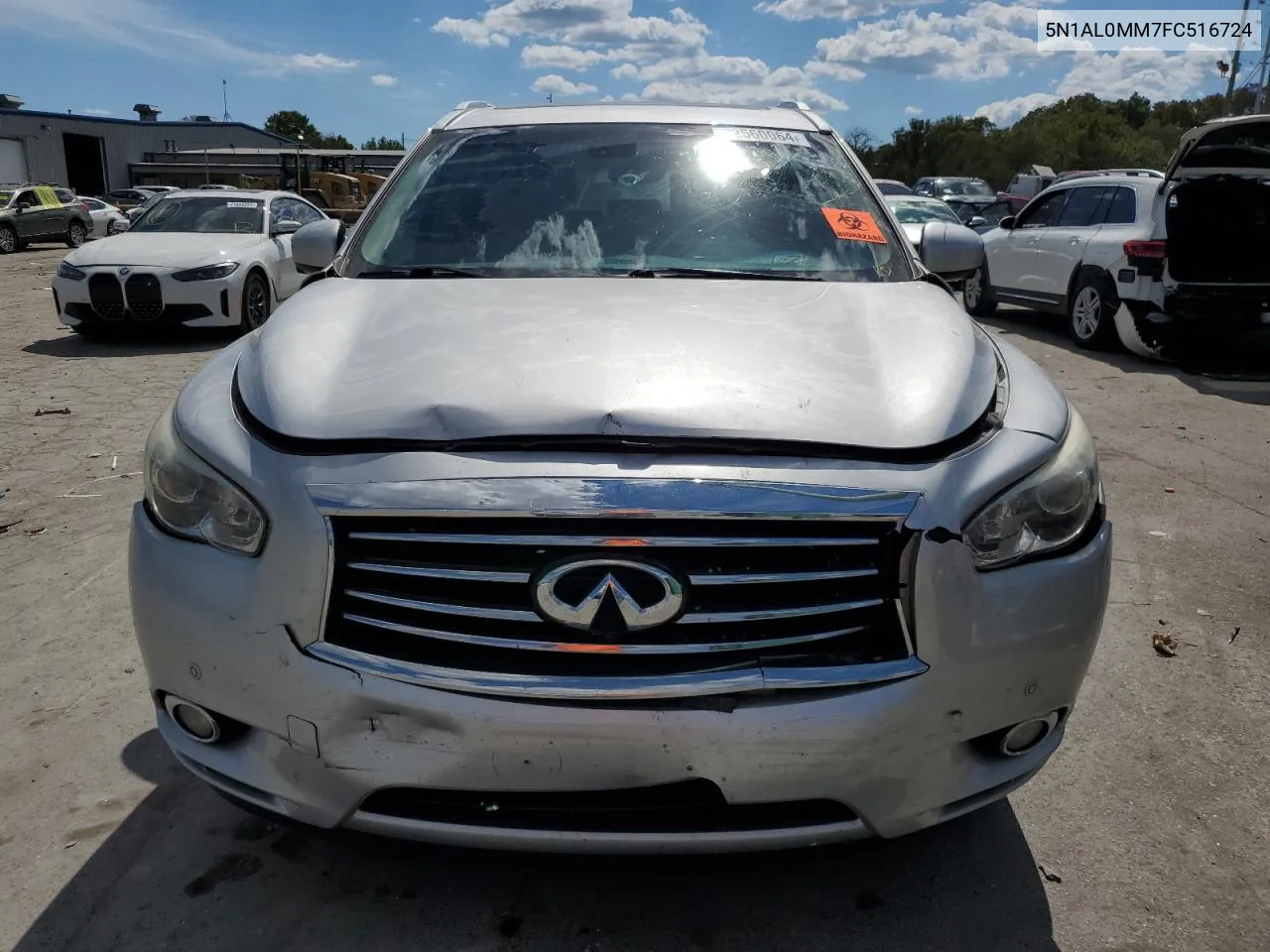 2015 Infiniti Qx60 VIN: 5N1AL0MM7FC516724 Lot: 72560064