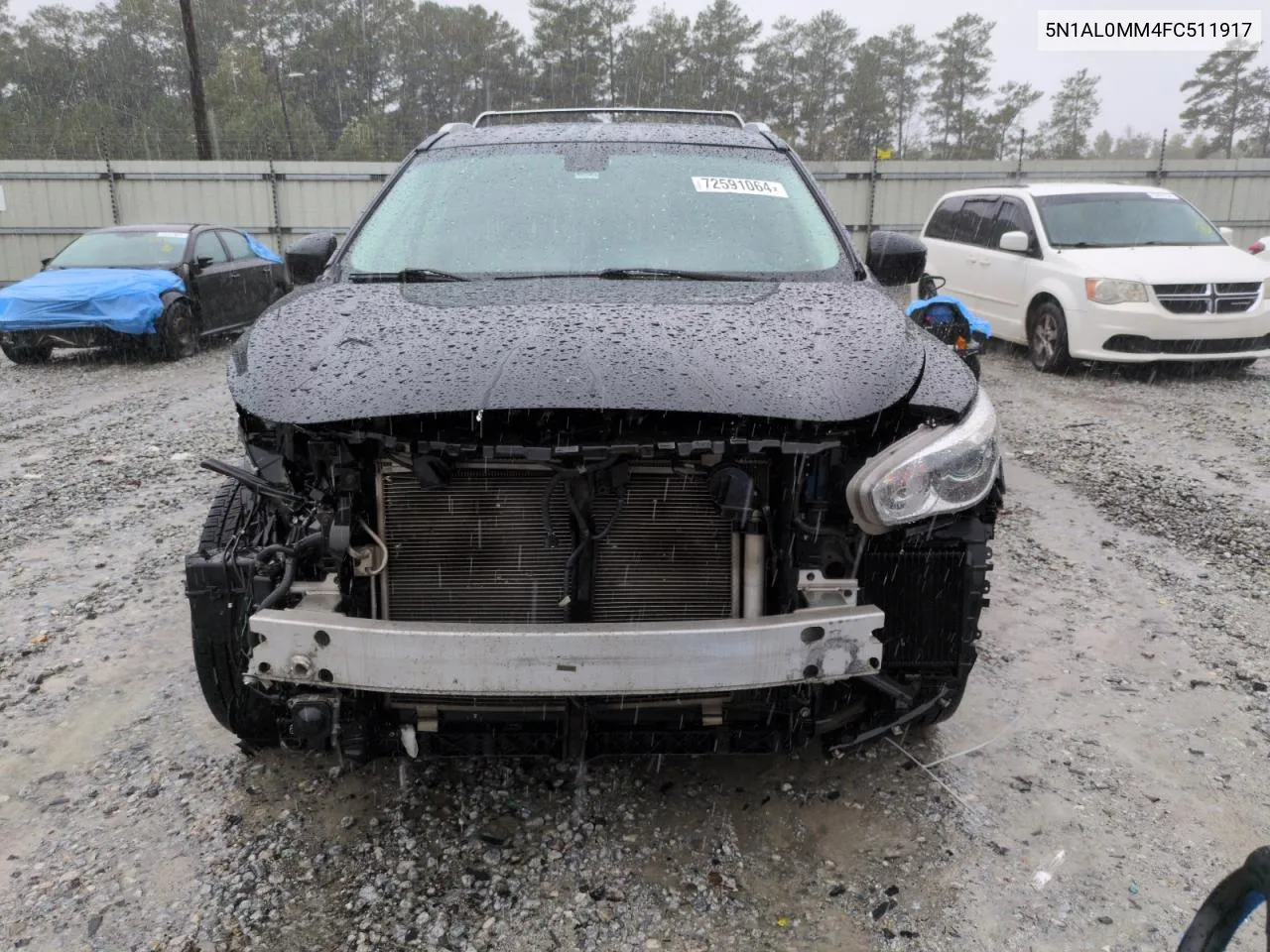 2015 Infiniti Qx60 VIN: 5N1AL0MM4FC511917 Lot: 72591064