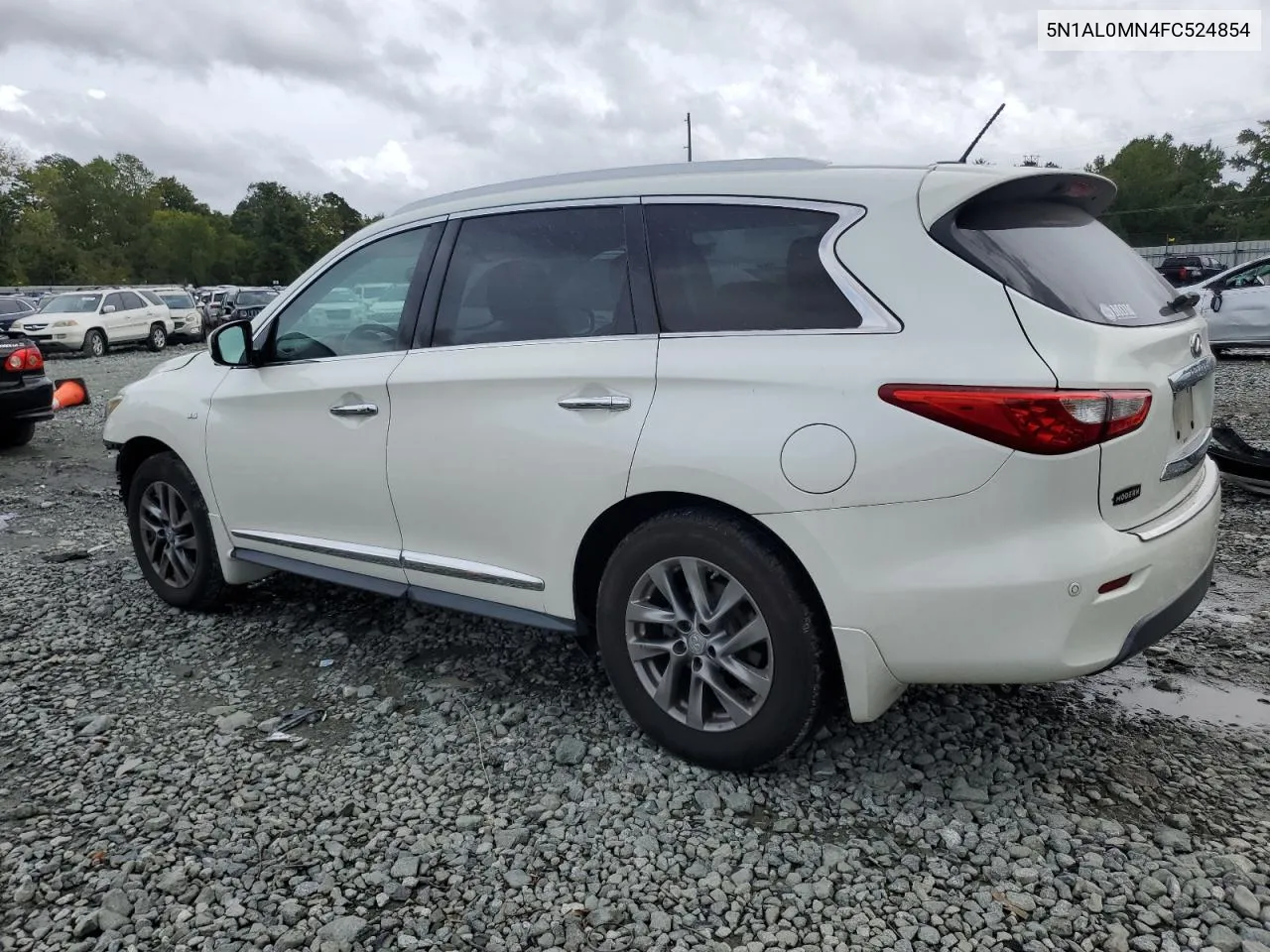 2015 Infiniti Qx60 VIN: 5N1AL0MN4FC524854 Lot: 72617024