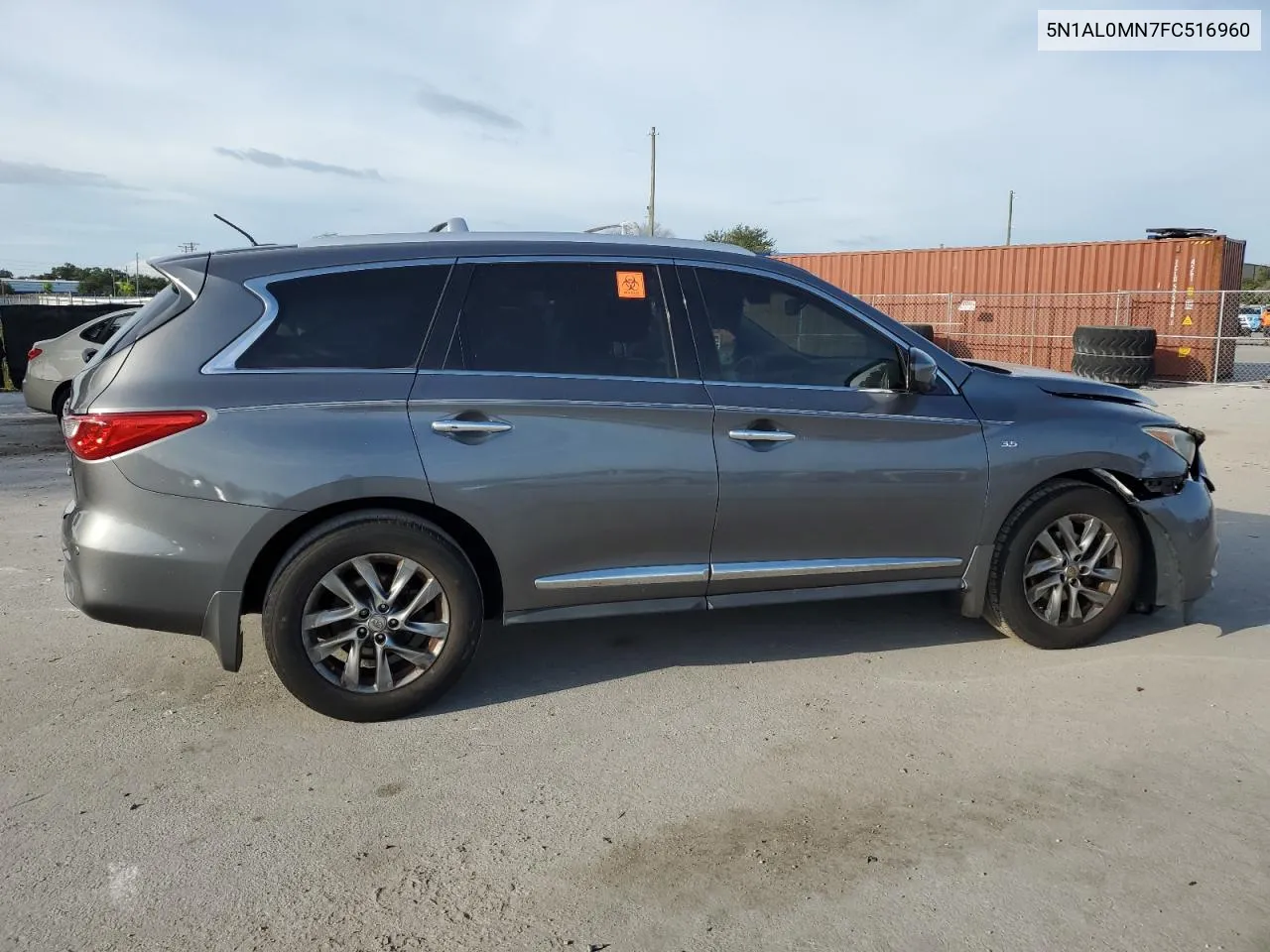 2015 Infiniti Qx60 VIN: 5N1AL0MN7FC516960 Lot: 73041584