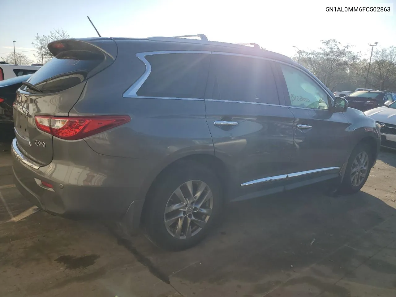 2015 Infiniti Qx60 VIN: 5N1AL0MM6FC502863 Lot: 73096034