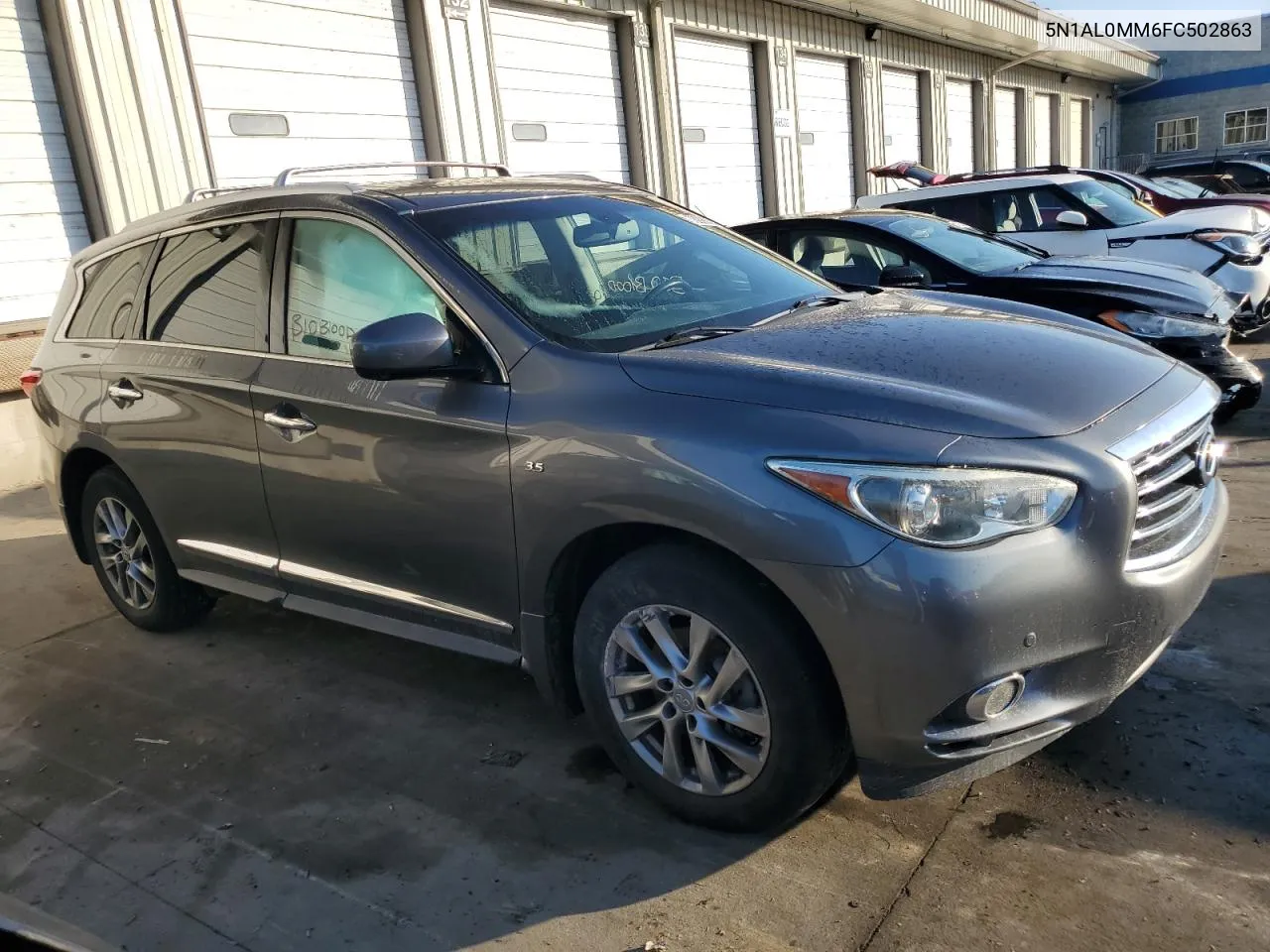 2015 Infiniti Qx60 VIN: 5N1AL0MM6FC502863 Lot: 73096034