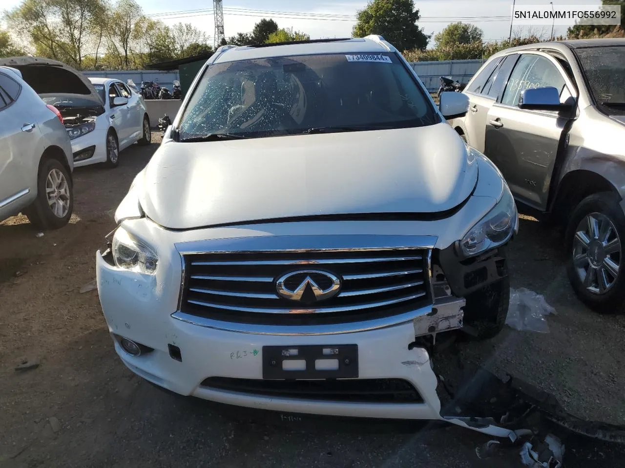 2015 Infiniti Qx60 VIN: 5N1AL0MM1FC556992 Lot: 73409844