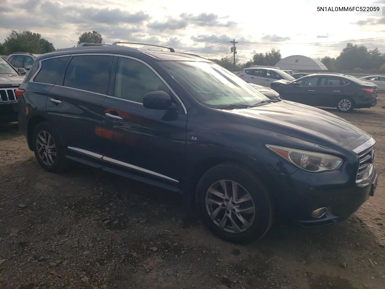 2015 Infiniti Qx60 VIN: 5N1AL0MM6FC522059 Lot: 73525674