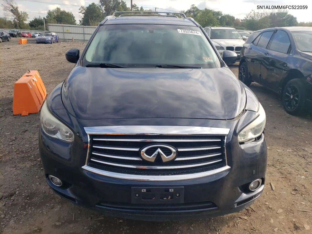 2015 Infiniti Qx60 VIN: 5N1AL0MM6FC522059 Lot: 73525674