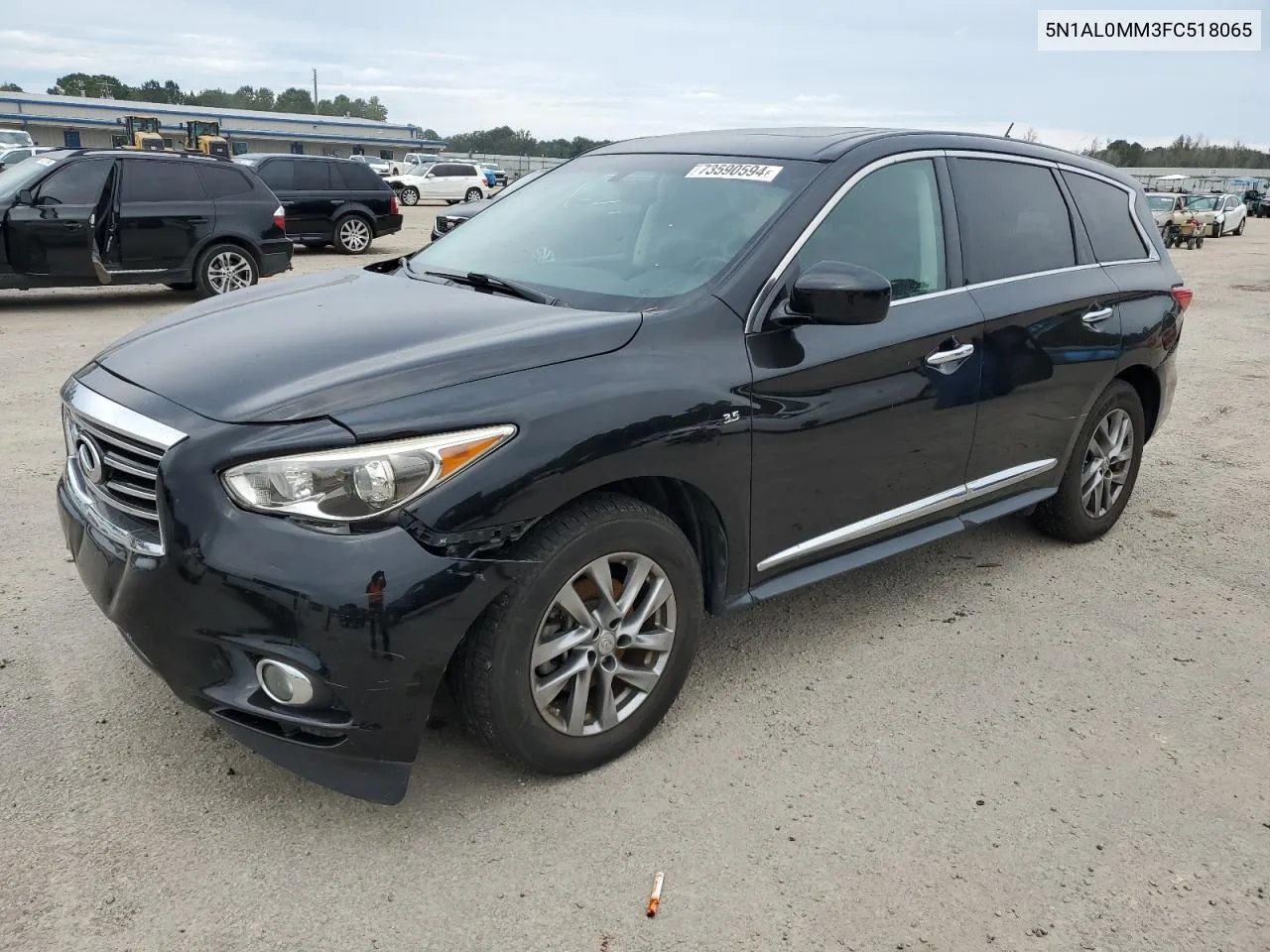 2015 Infiniti Qx60 VIN: 5N1AL0MM3FC518065 Lot: 73590594