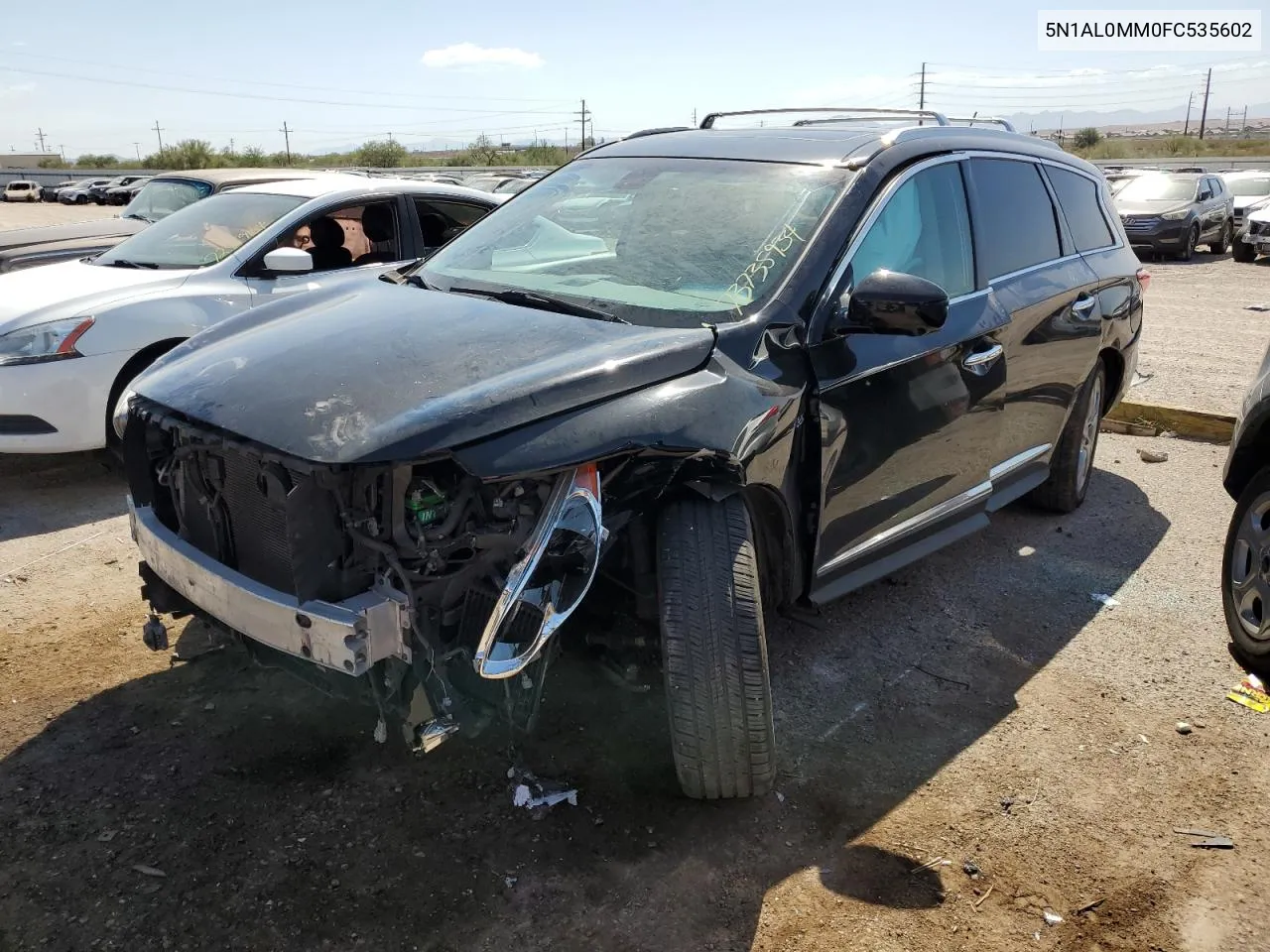 2015 Infiniti Qx60 VIN: 5N1AL0MM0FC535602 Lot: 73735934