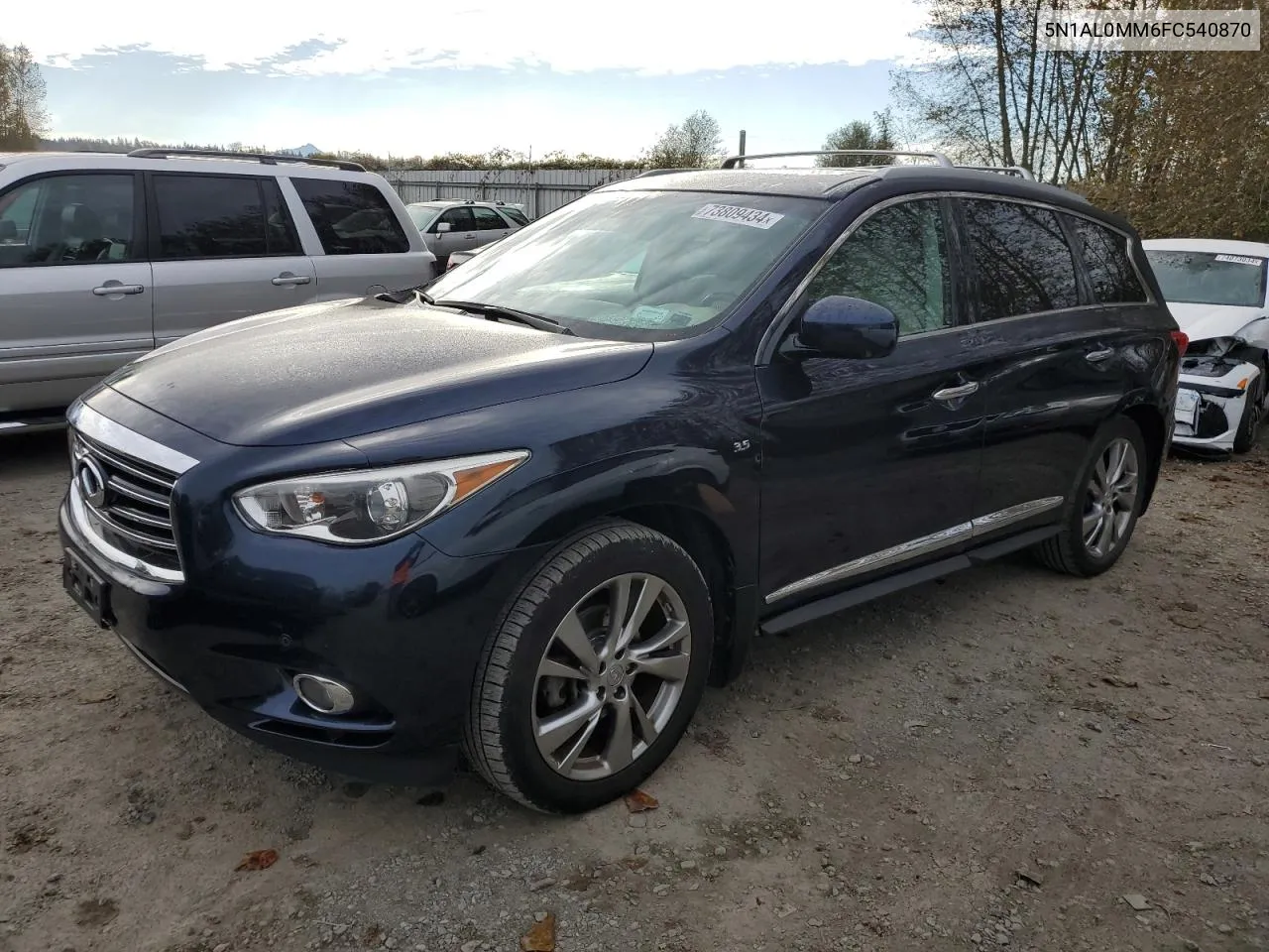 2015 Infiniti Qx60 VIN: 5N1AL0MM6FC540870 Lot: 73809434