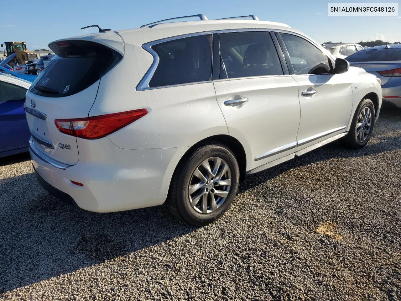 2015 Infiniti Qx60 VIN: 5N1AL0MN3FC548126 Lot: 73892164