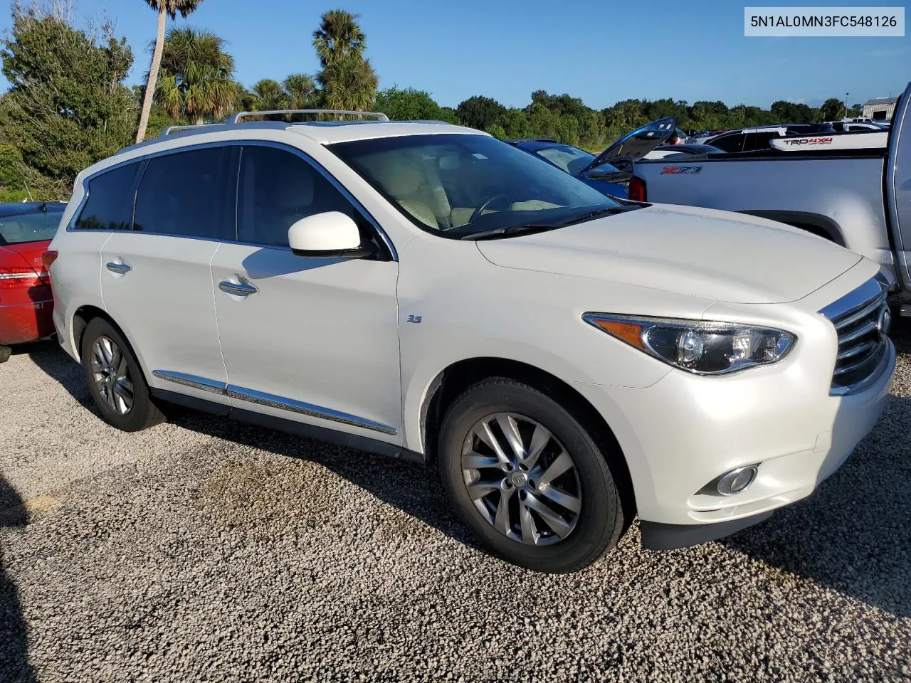 2015 Infiniti Qx60 VIN: 5N1AL0MN3FC548126 Lot: 73892164