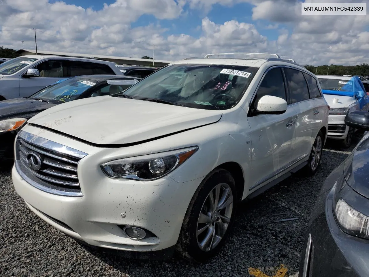 2015 Infiniti Qx60 VIN: 5N1AL0MN1FC542339 Lot: 73931214