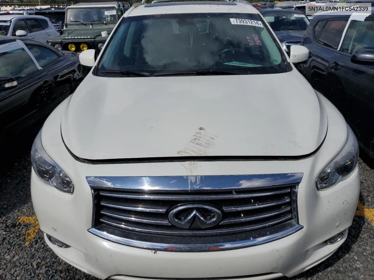 2015 Infiniti Qx60 VIN: 5N1AL0MN1FC542339 Lot: 73931214