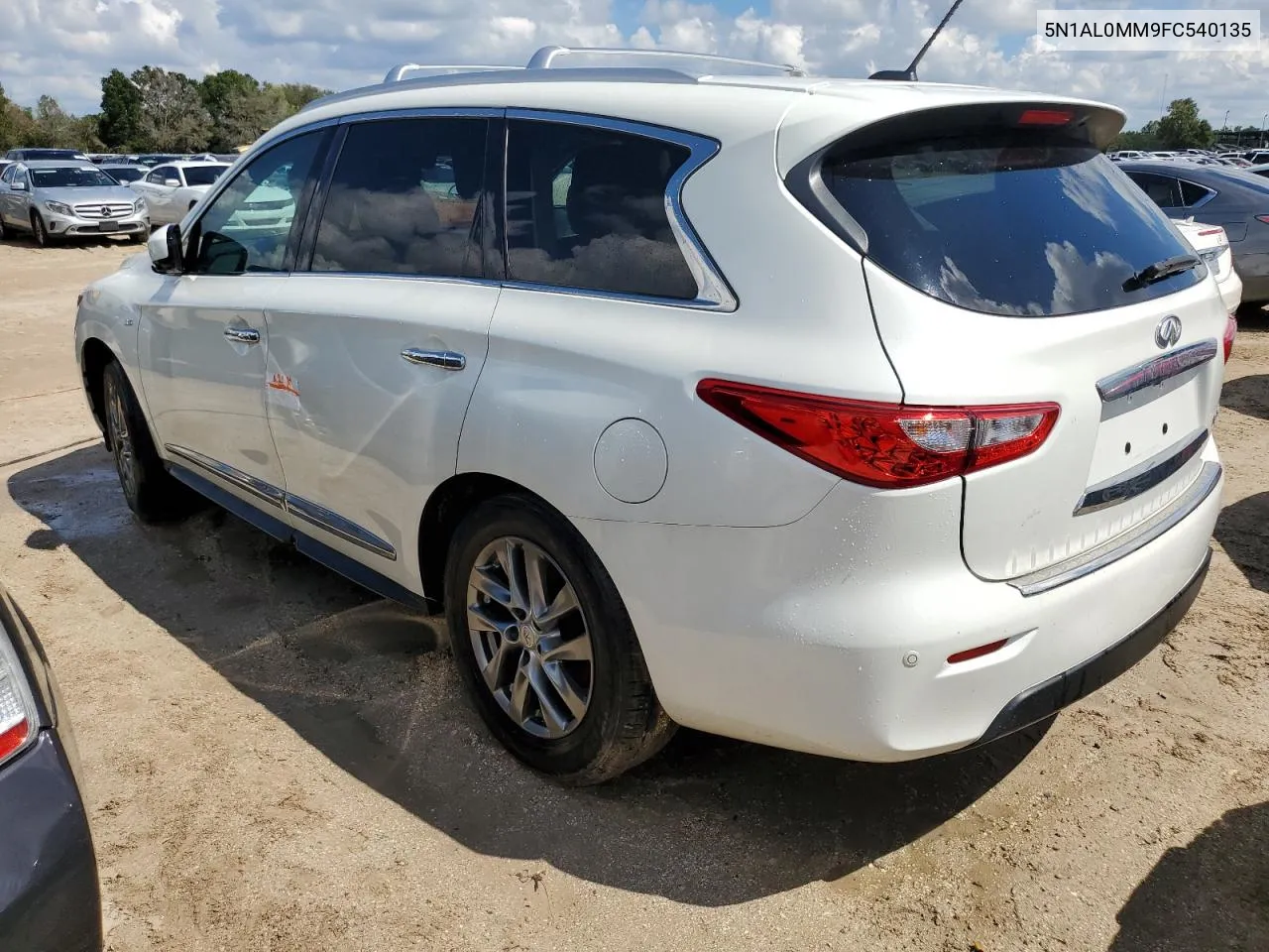 2015 Infiniti Qx60 VIN: 5N1AL0MM9FC540135 Lot: 73978844