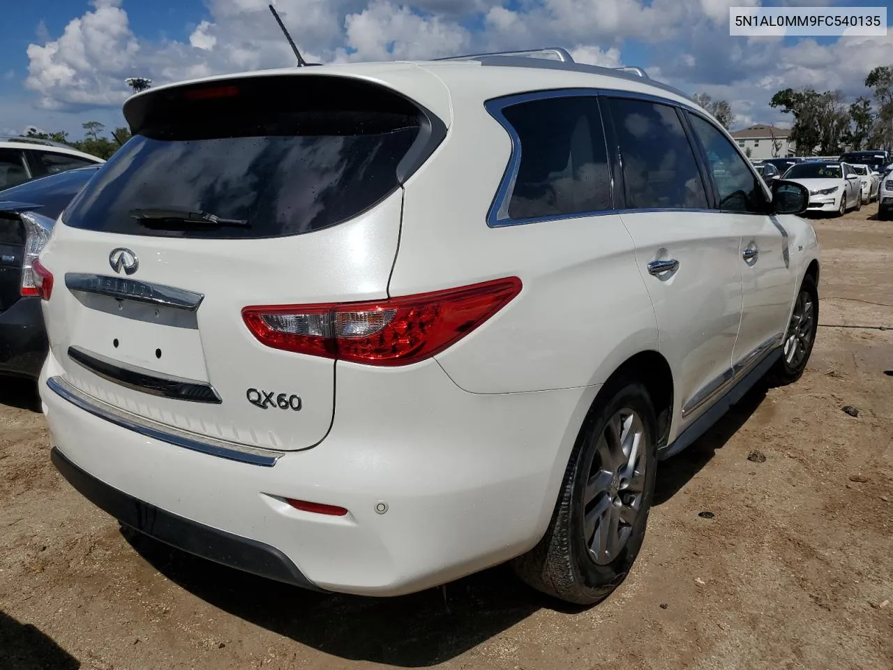 2015 Infiniti Qx60 VIN: 5N1AL0MM9FC540135 Lot: 73978844