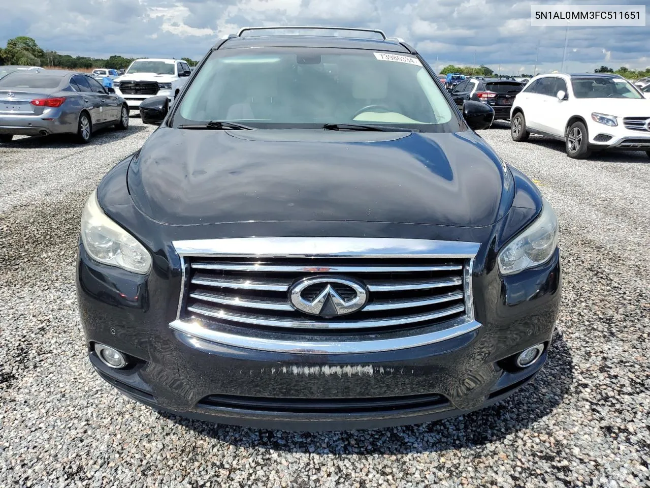 2015 Infiniti Qx60 VIN: 5N1AL0MM3FC511651 Lot: 73986334