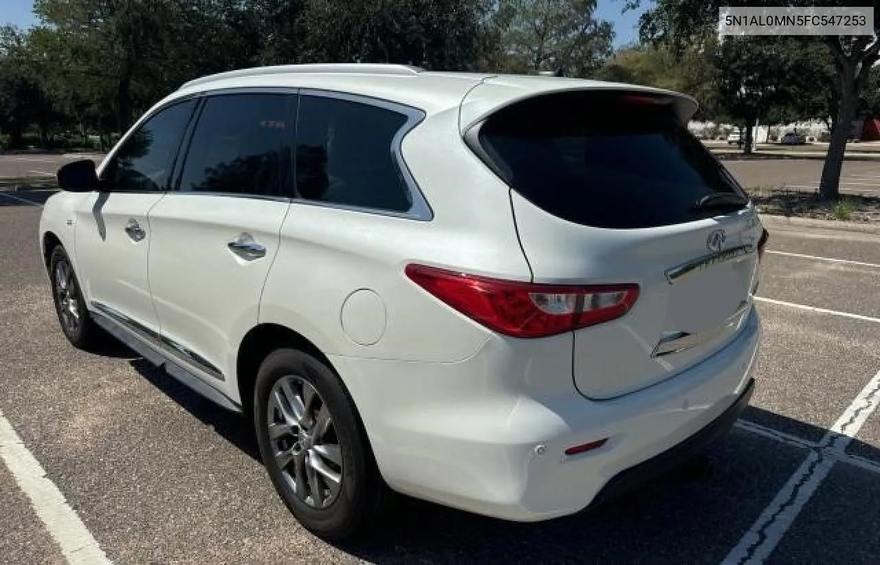 2015 Infiniti Qx60 VIN: 5N1AL0MN5FC547253 Lot: 74022394