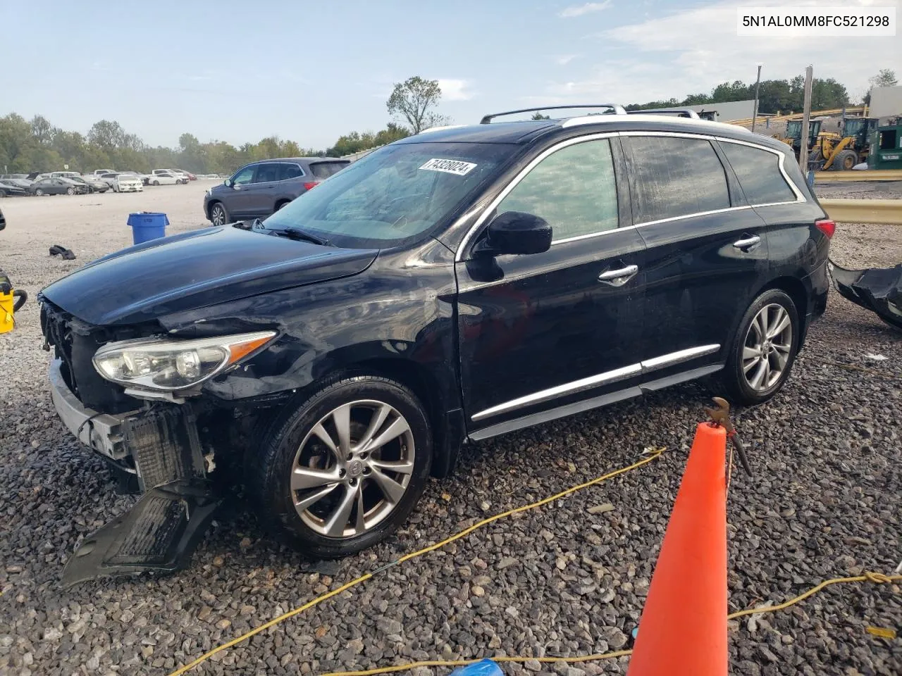 2015 Infiniti Qx60 VIN: 5N1AL0MM8FC521298 Lot: 74328024