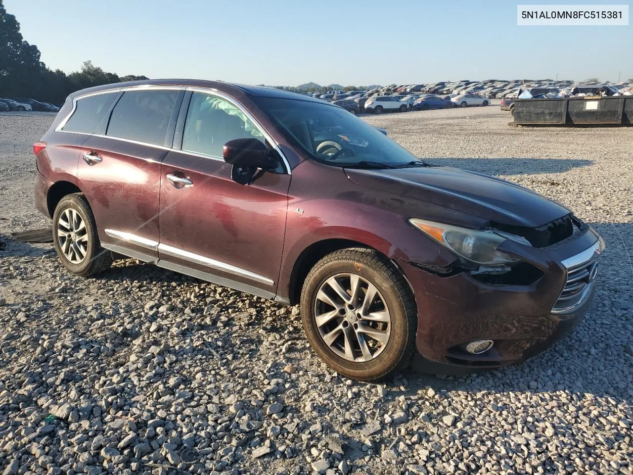 2015 Infiniti Qx60 VIN: 5N1AL0MN8FC515381 Lot: 74980804