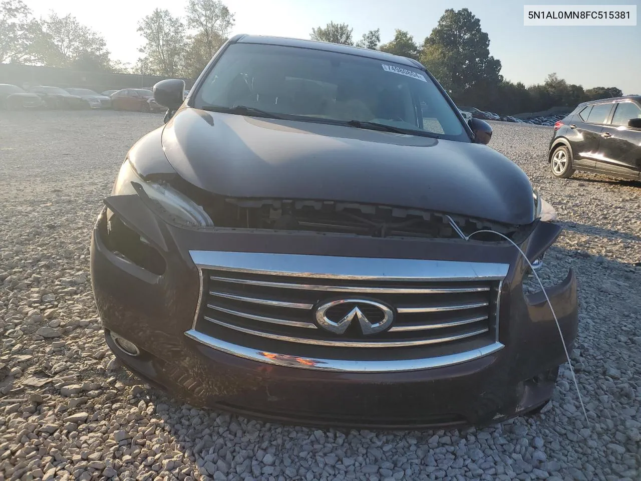 2015 Infiniti Qx60 VIN: 5N1AL0MN8FC515381 Lot: 74980804