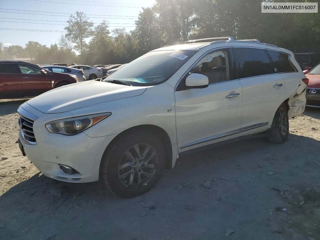 2015 Infiniti Qx60 VIN: 5N1AL0MM1FC516007 Lot: 74988874