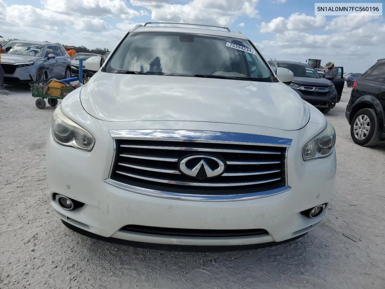 2015 Infiniti Qx60 VIN: 5N1AL0MN7FC560196 Lot: 75394234