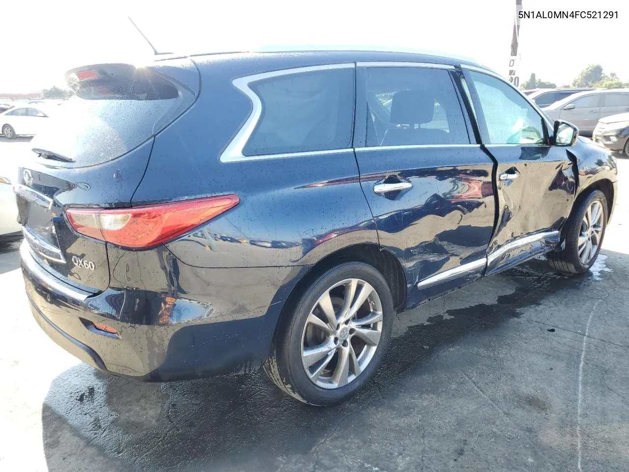 2015 Infiniti Qx60 VIN: 5N1AL0MN4FC521291 Lot: 75443194