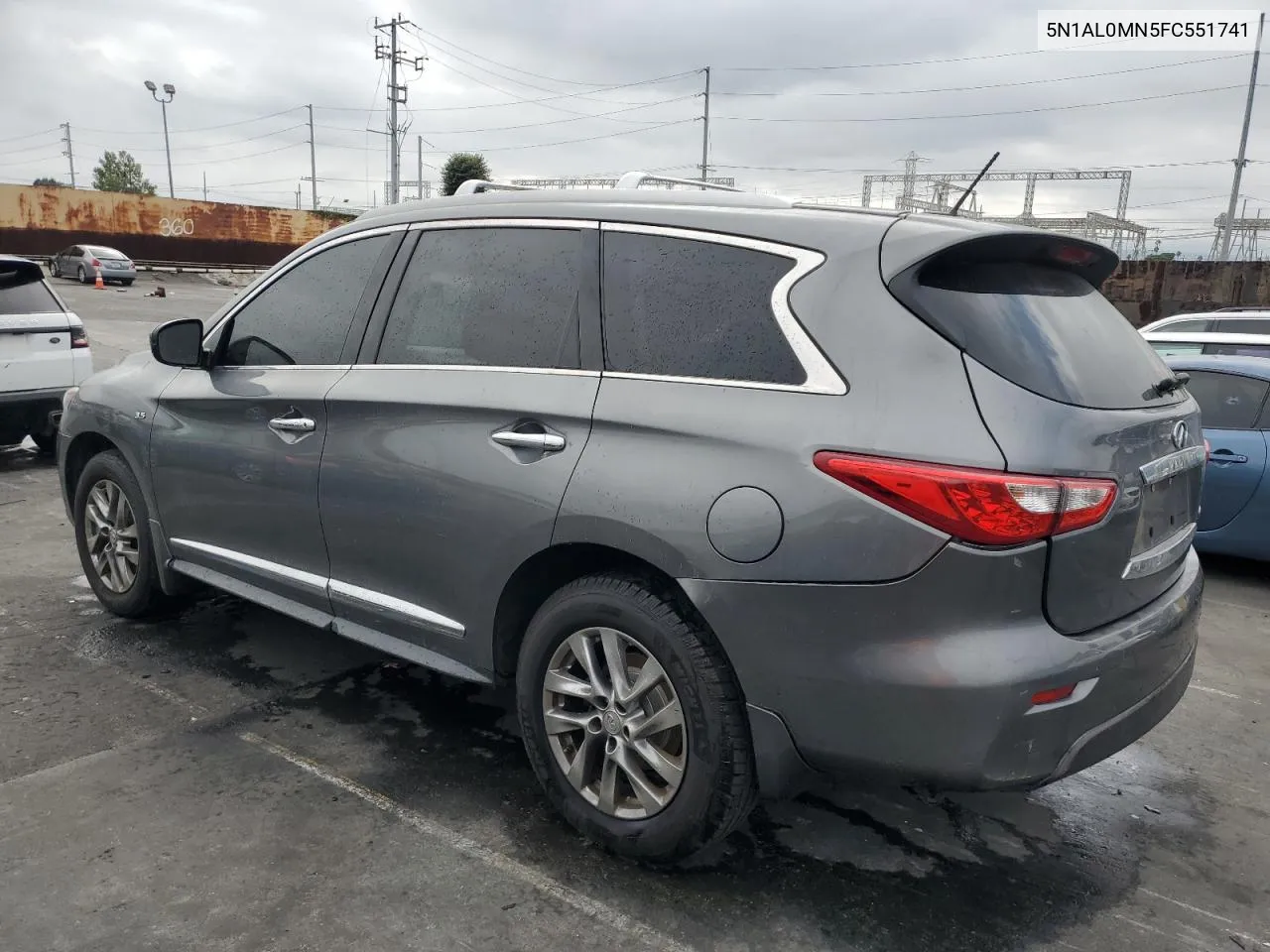 2015 Infiniti Qx60 VIN: 5N1AL0MN5FC551741 Lot: 75667074