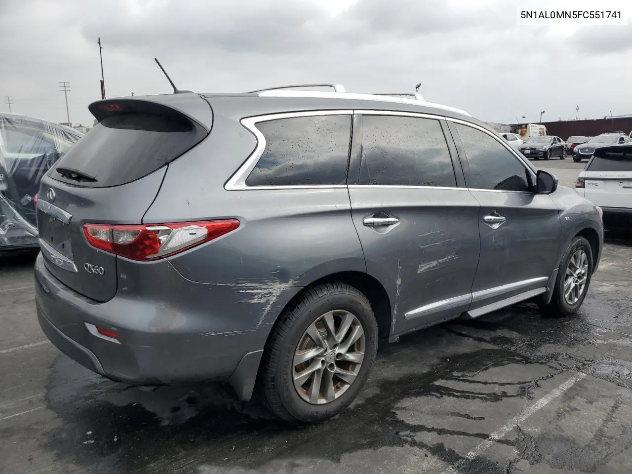 2015 Infiniti Qx60 VIN: 5N1AL0MN5FC551741 Lot: 75667074