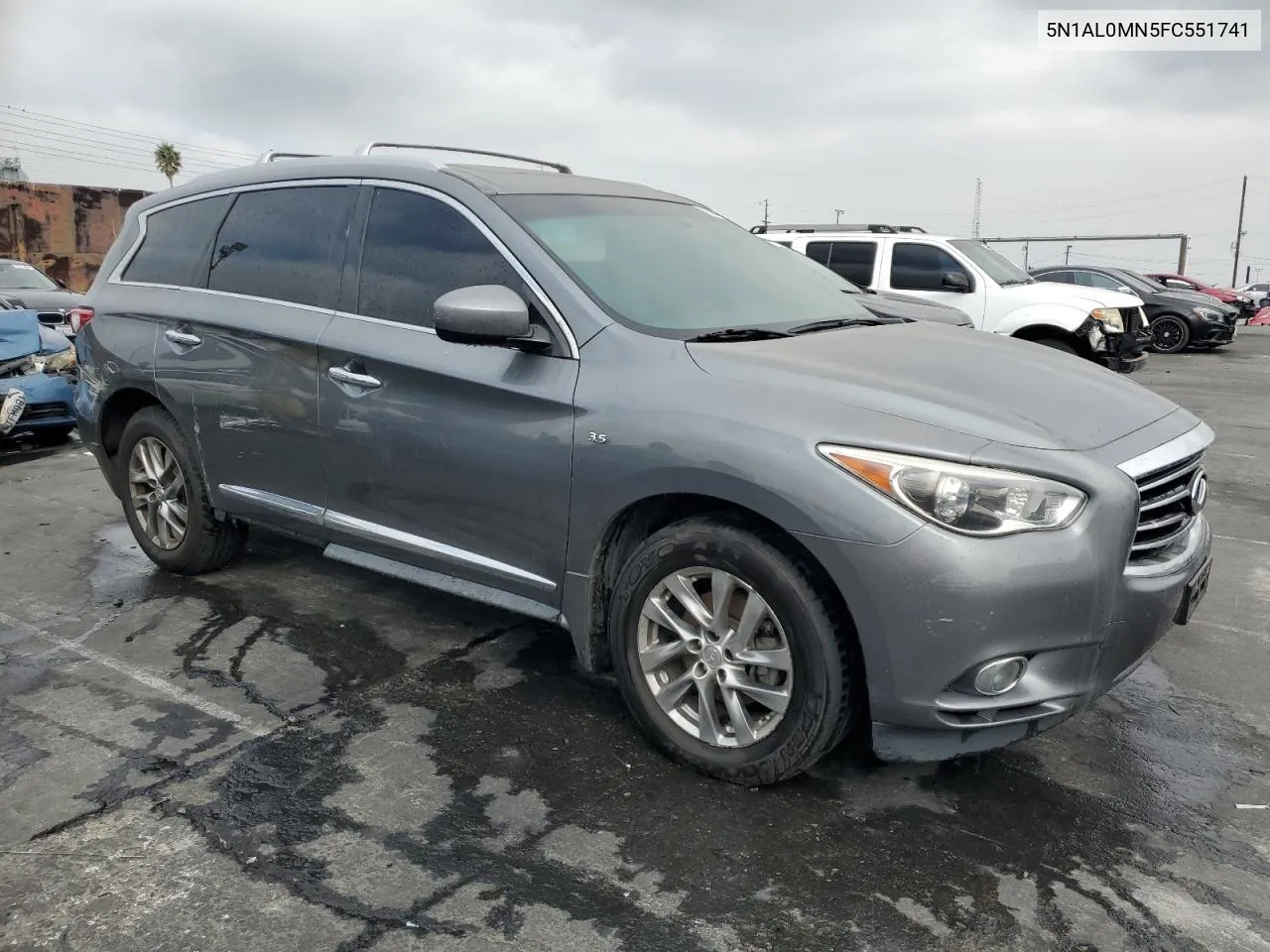 2015 Infiniti Qx60 VIN: 5N1AL0MN5FC551741 Lot: 75667074