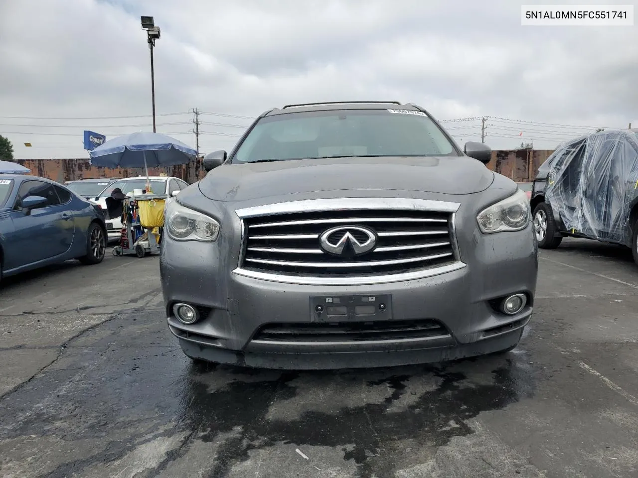 2015 Infiniti Qx60 VIN: 5N1AL0MN5FC551741 Lot: 75667074