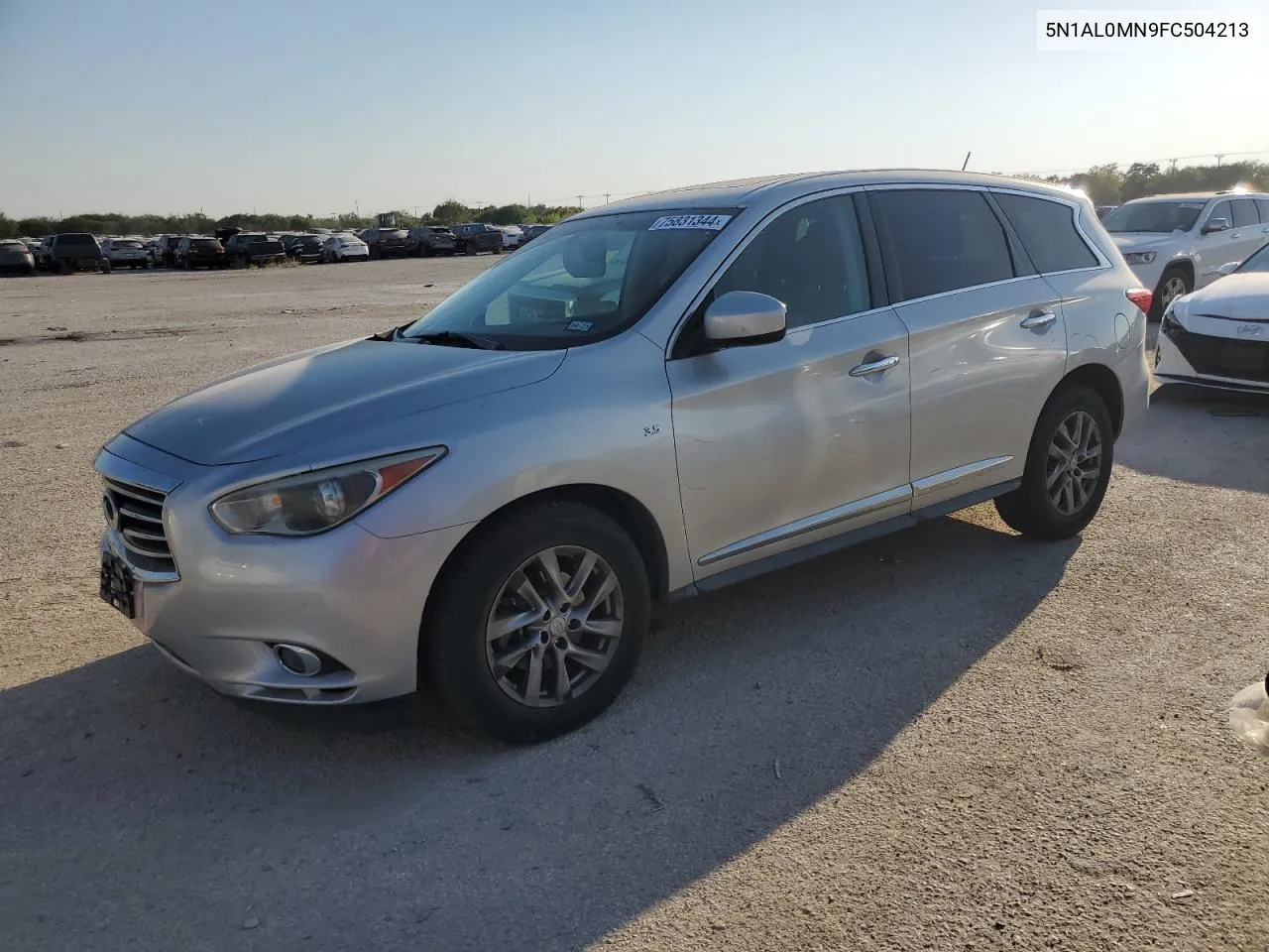 2015 Infiniti Qx60 VIN: 5N1AL0MN9FC504213 Lot: 75831344